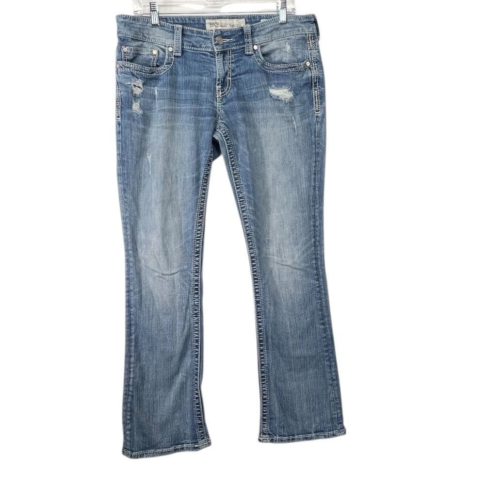 Bke Denim Sabrina 31l Inseam Is 31 Light Wash Bootcut